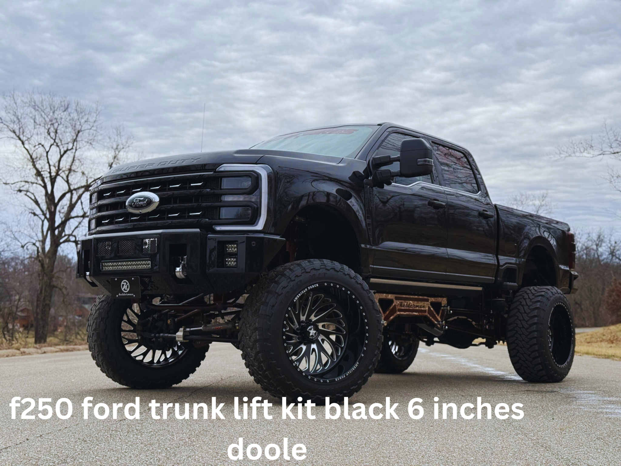 f250 ford trunk lift kit black 6 inches doole