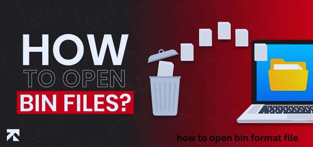 how to open bin format file